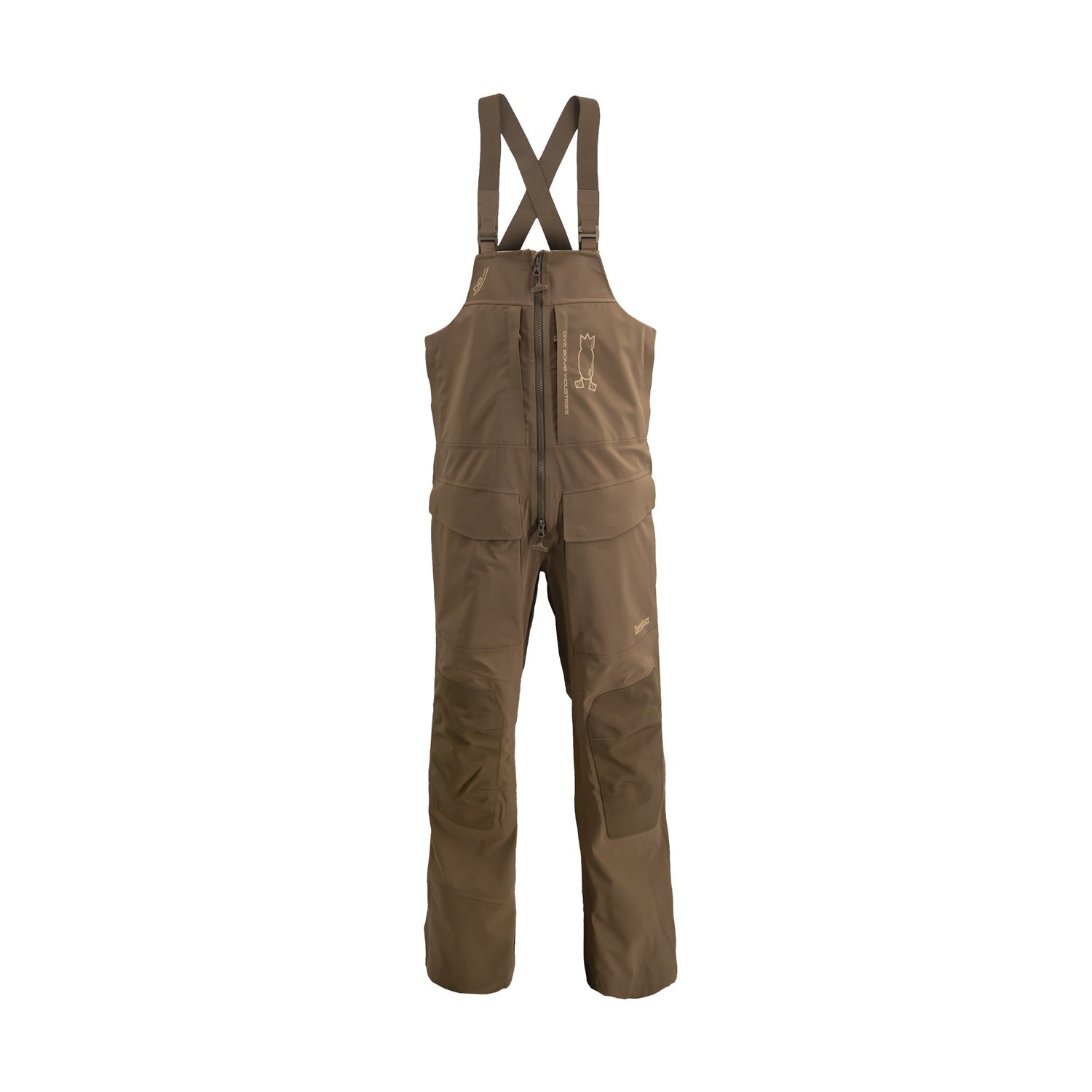Duck Hunting Bibs Small Muck Brown