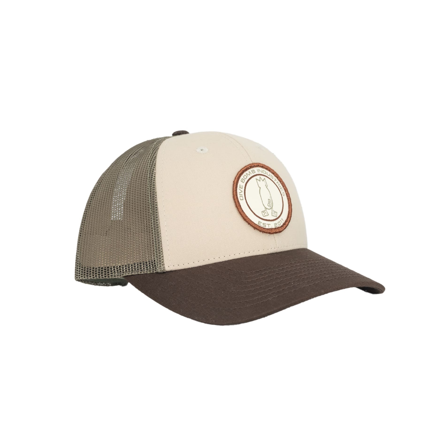 Circle Patch Small Hat Tan/Brown/Loden