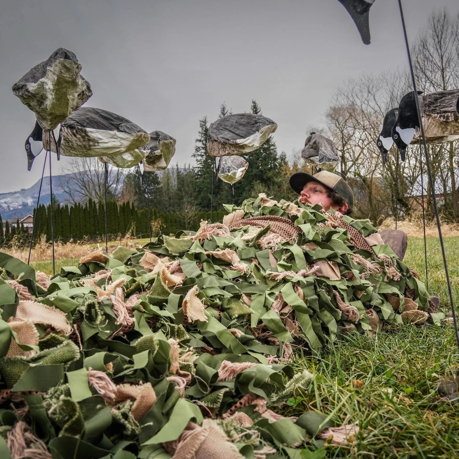 Ghillie Blanket Tech Winter Wheat/Green