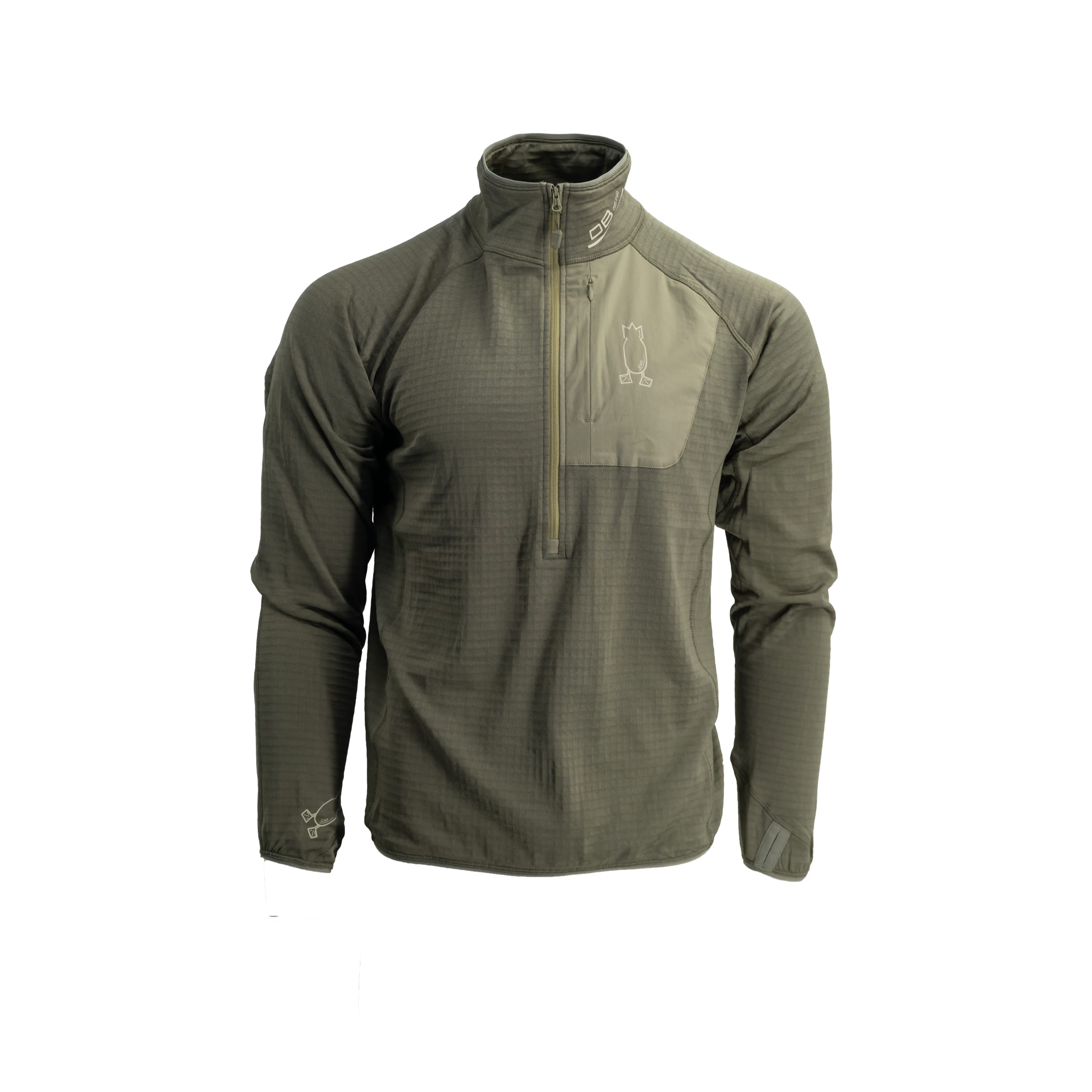 Hunting Base Layer Shirt Hoodie Covert Green S