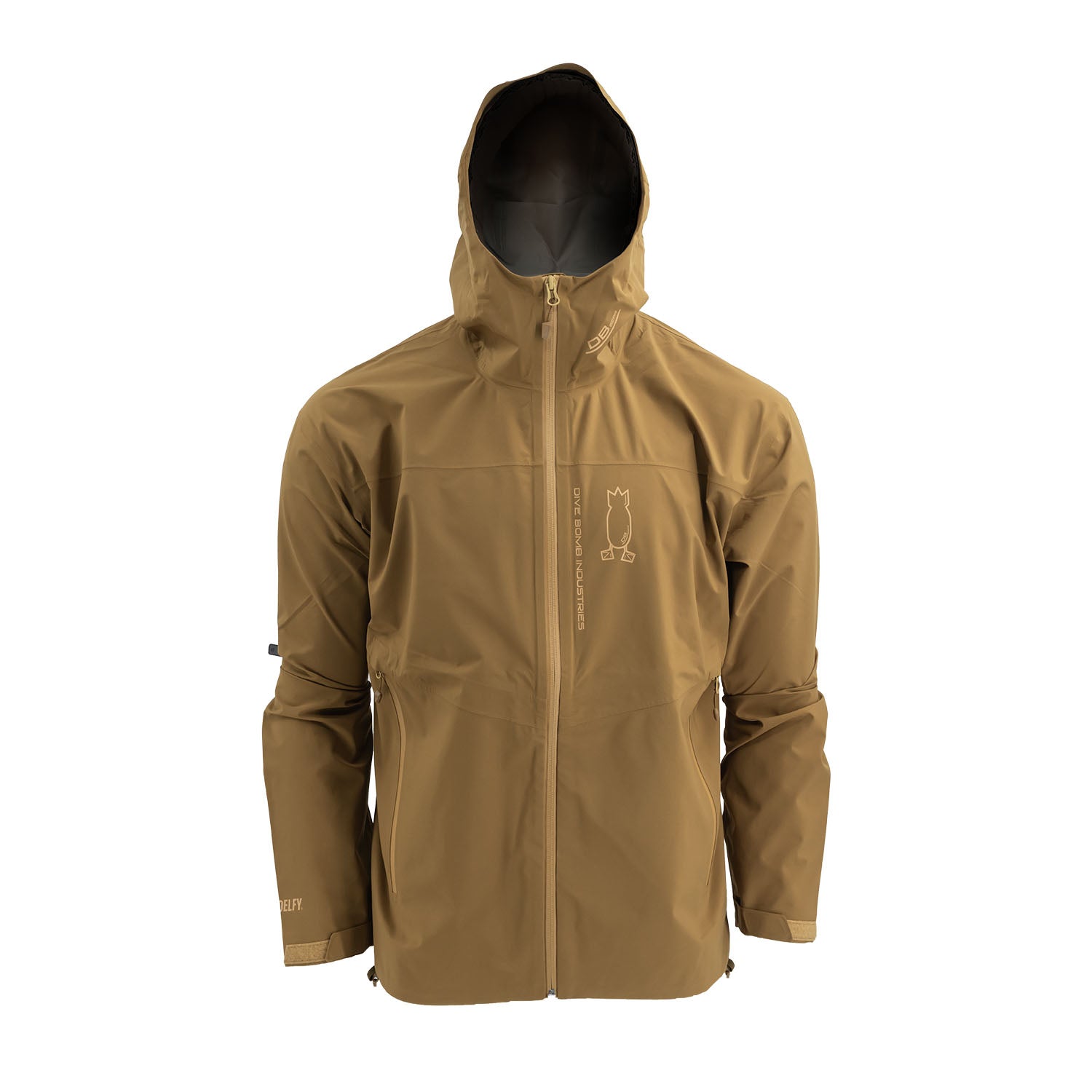 EVAP Lightweight Rain Jacket Earth Tan Small
