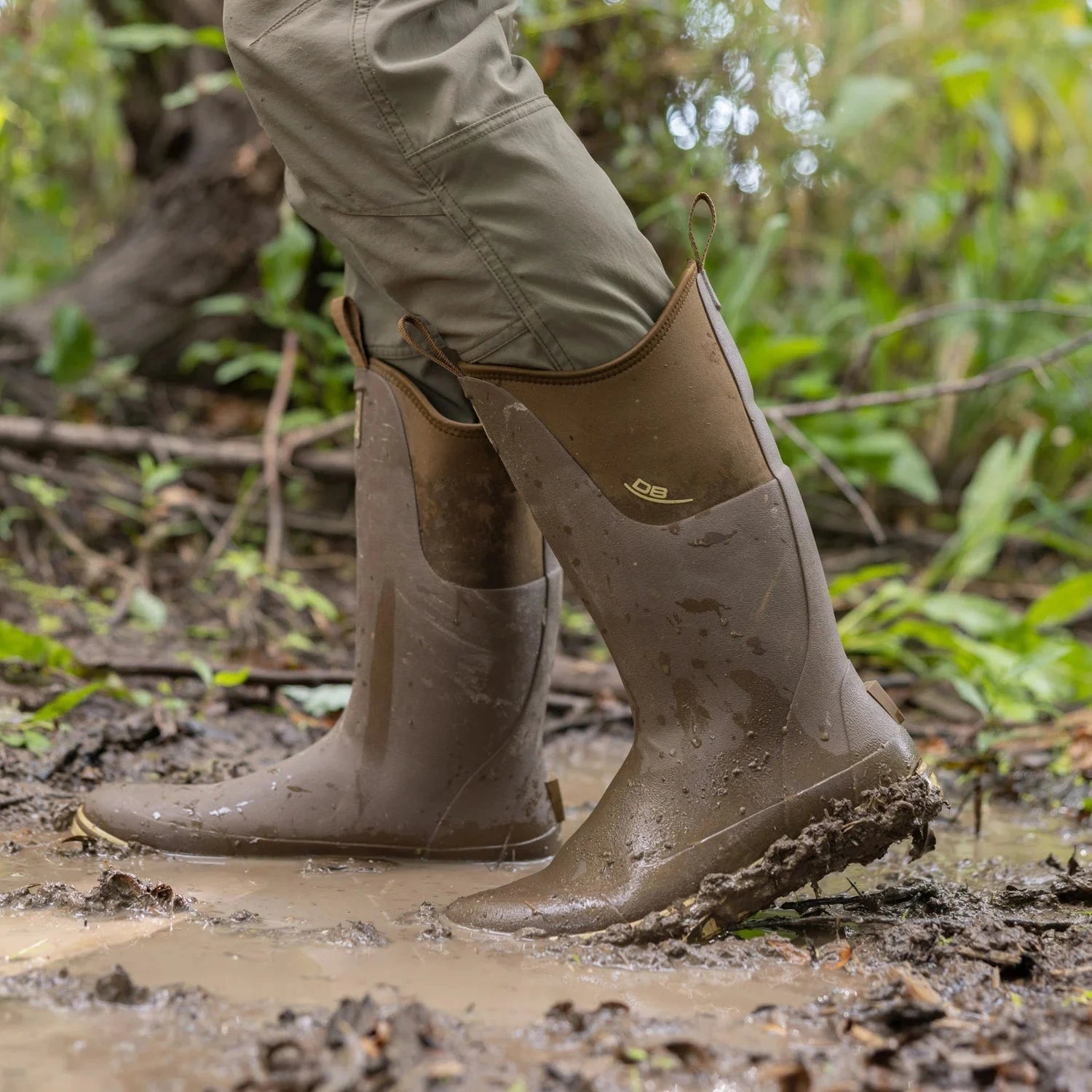 Tall Waterproof Boots Tech Otter Brown 7