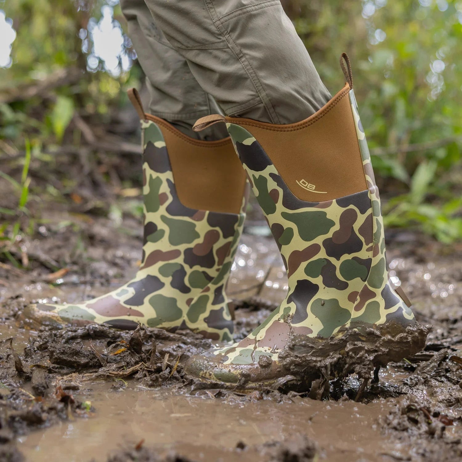 Tall Waterproof Boots Tech OG Camo 7
