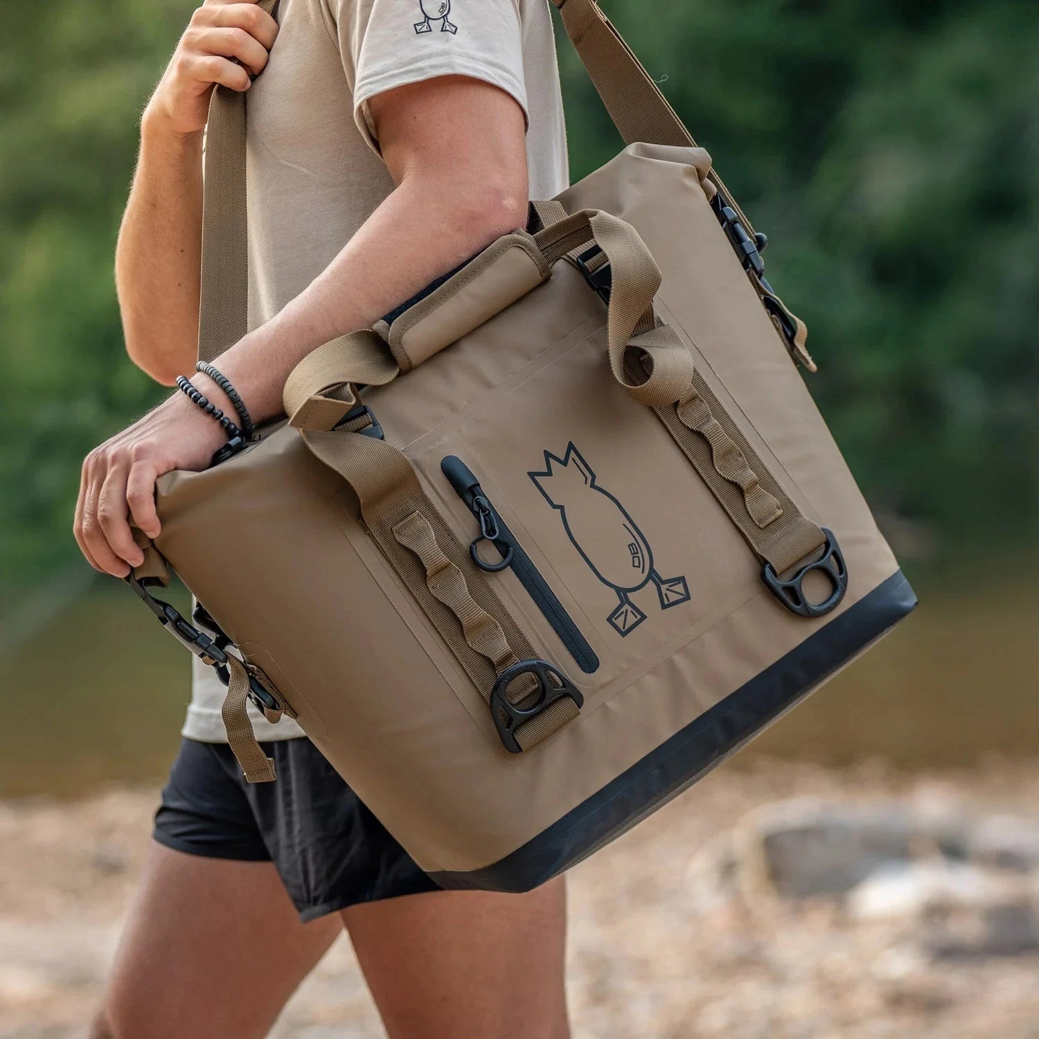Waterproof Cooler Bag Otter Brown