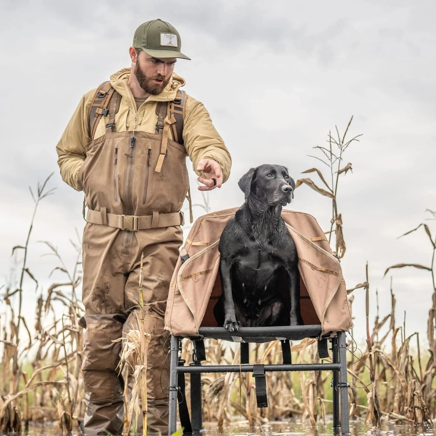 Elevated Hunting Dog Blind