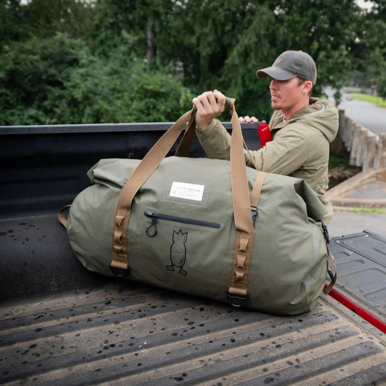 Travel Duffel Bag Covert Green
