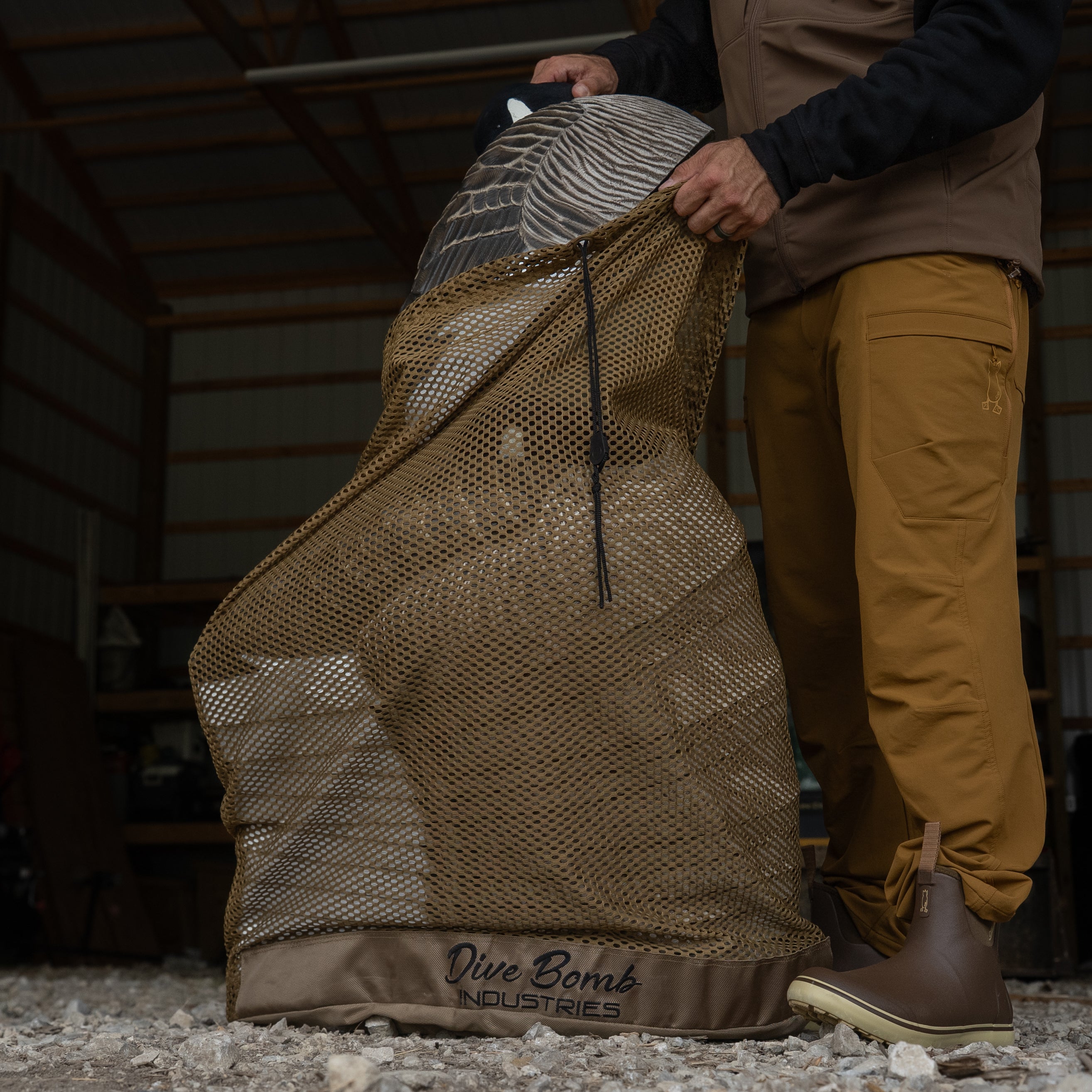 Mesh Decoy Bag