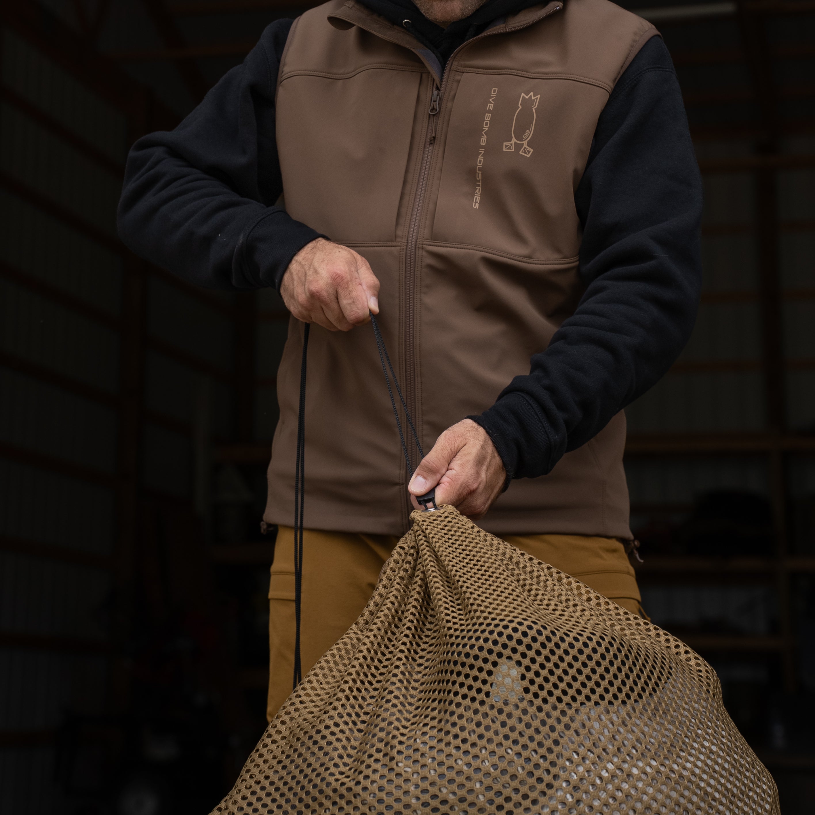 Mesh Decoy Bag