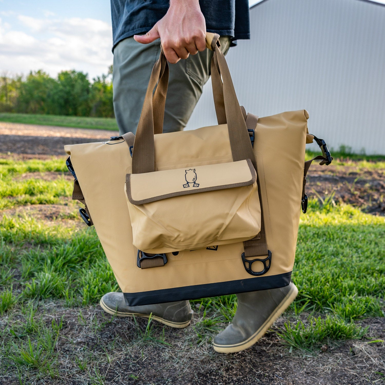 Zippered Pouch Field Tan