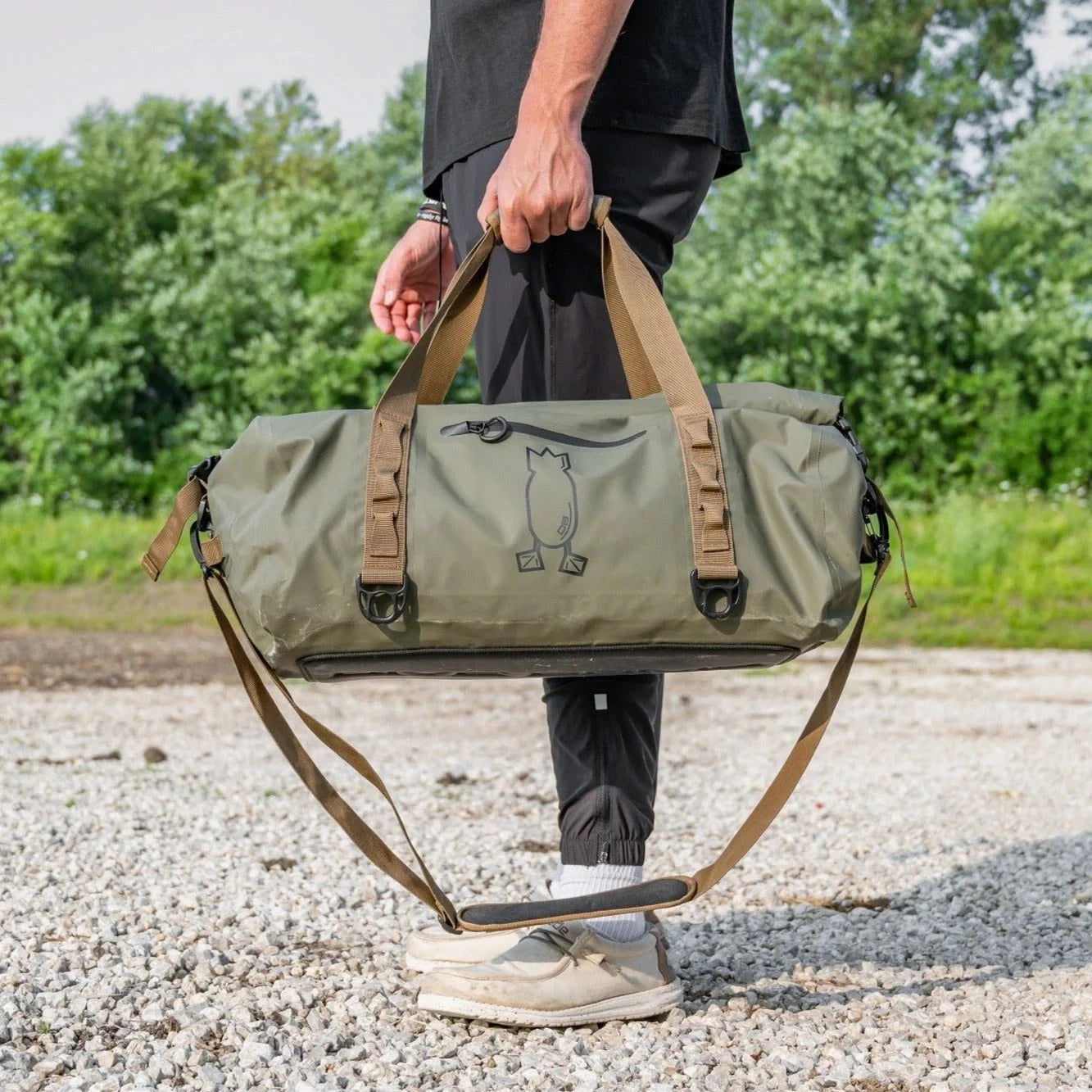 Carry On Duffel Bag Covert Green