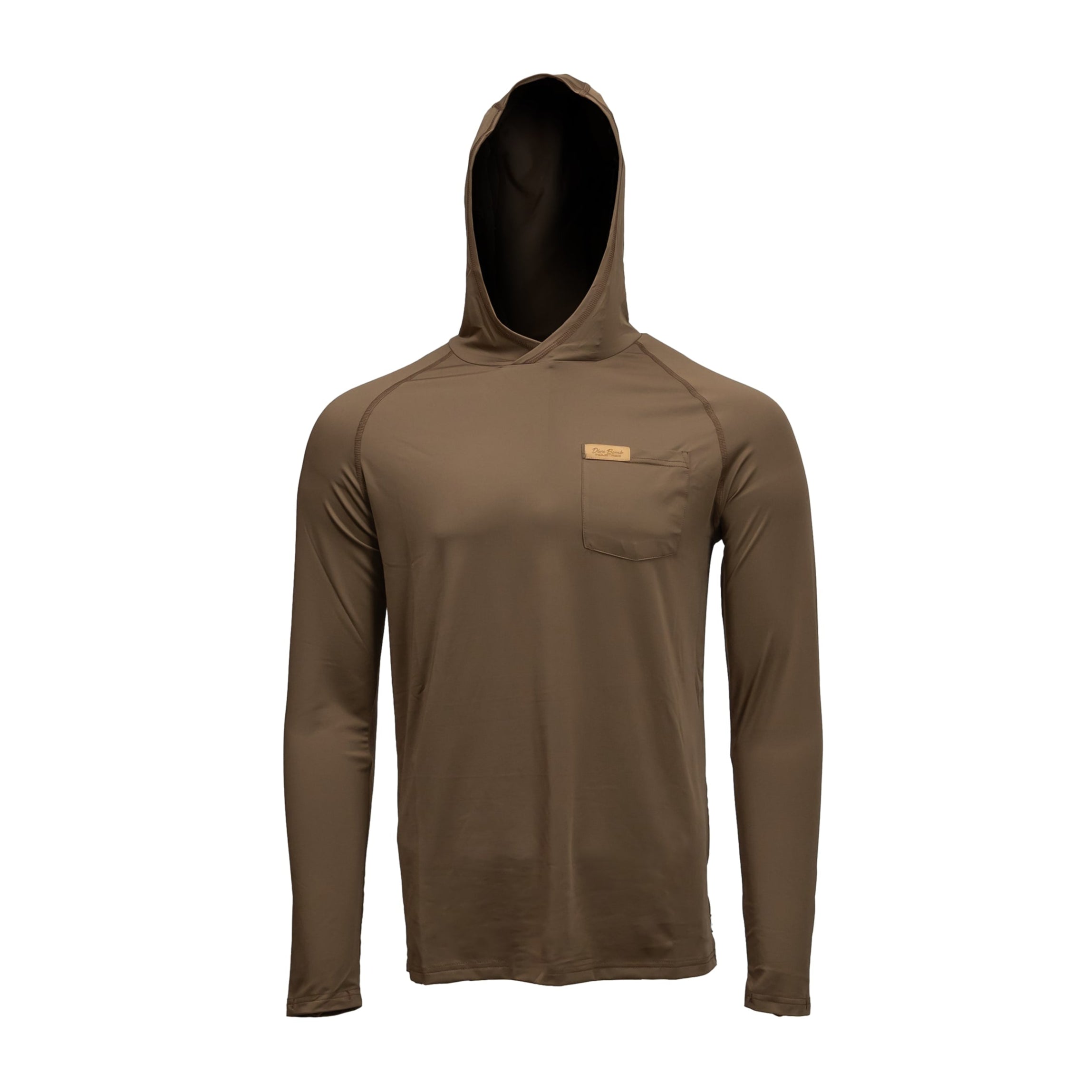 Performance Hoodie Otter Brown S