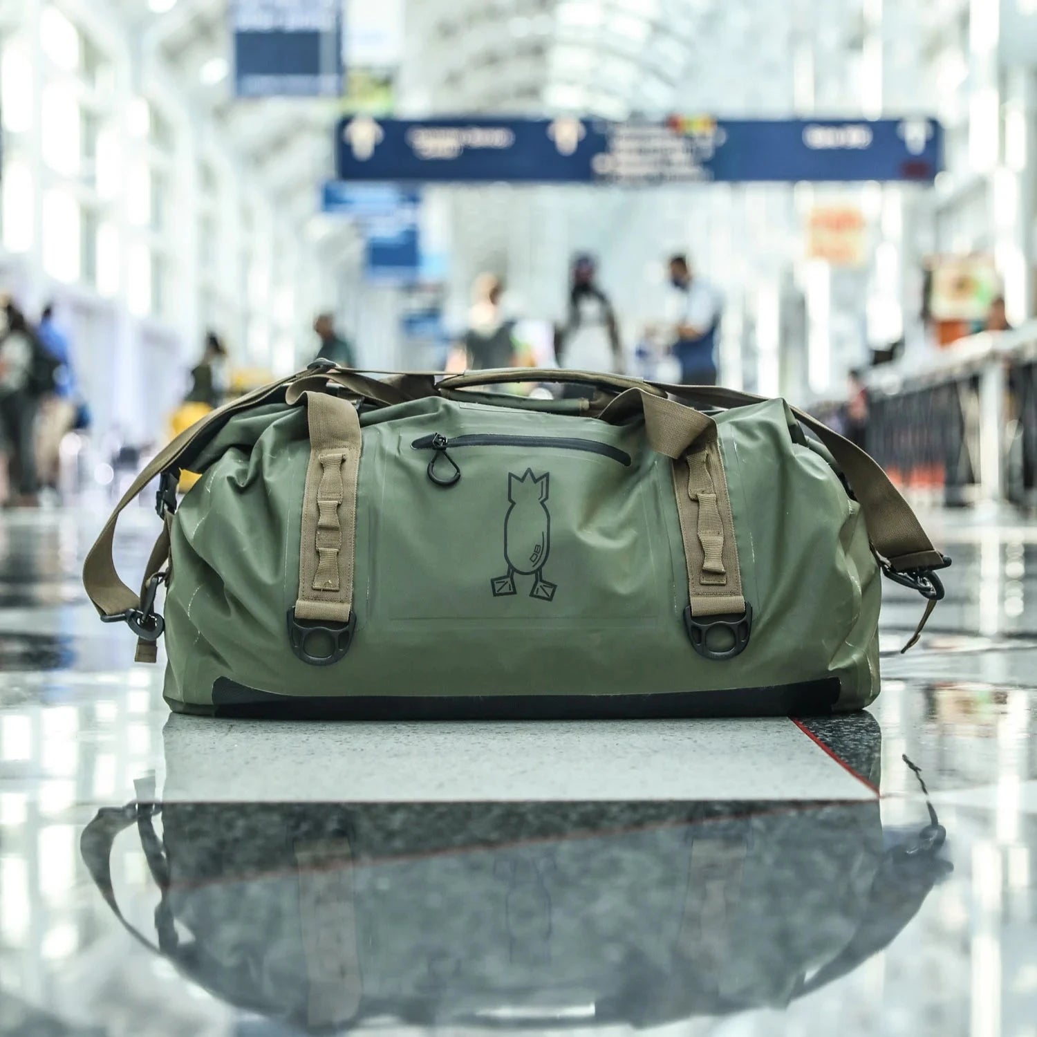 Waterproof Duffel Bag Covert Green