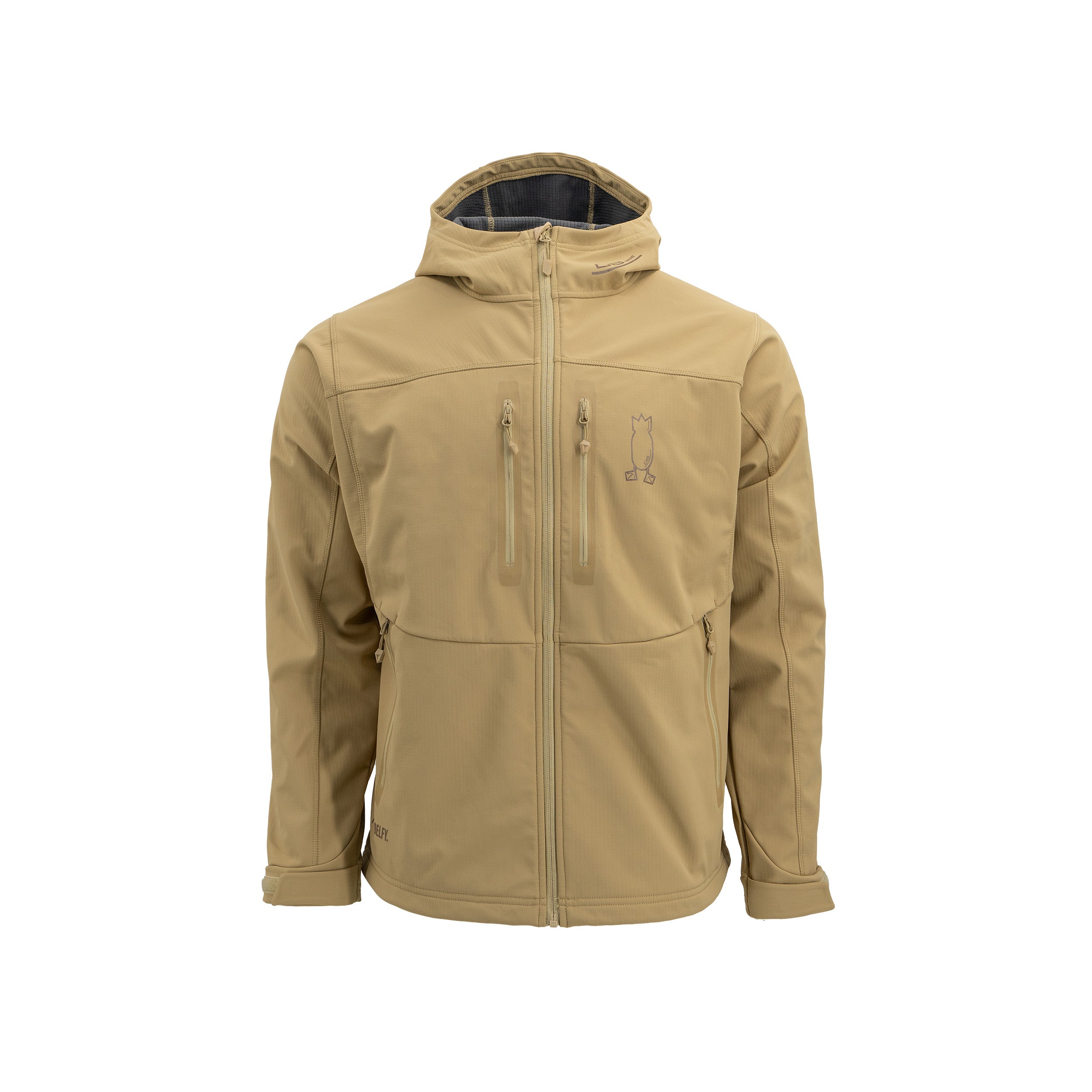 Hooded Hunting Jacket Field Tan S