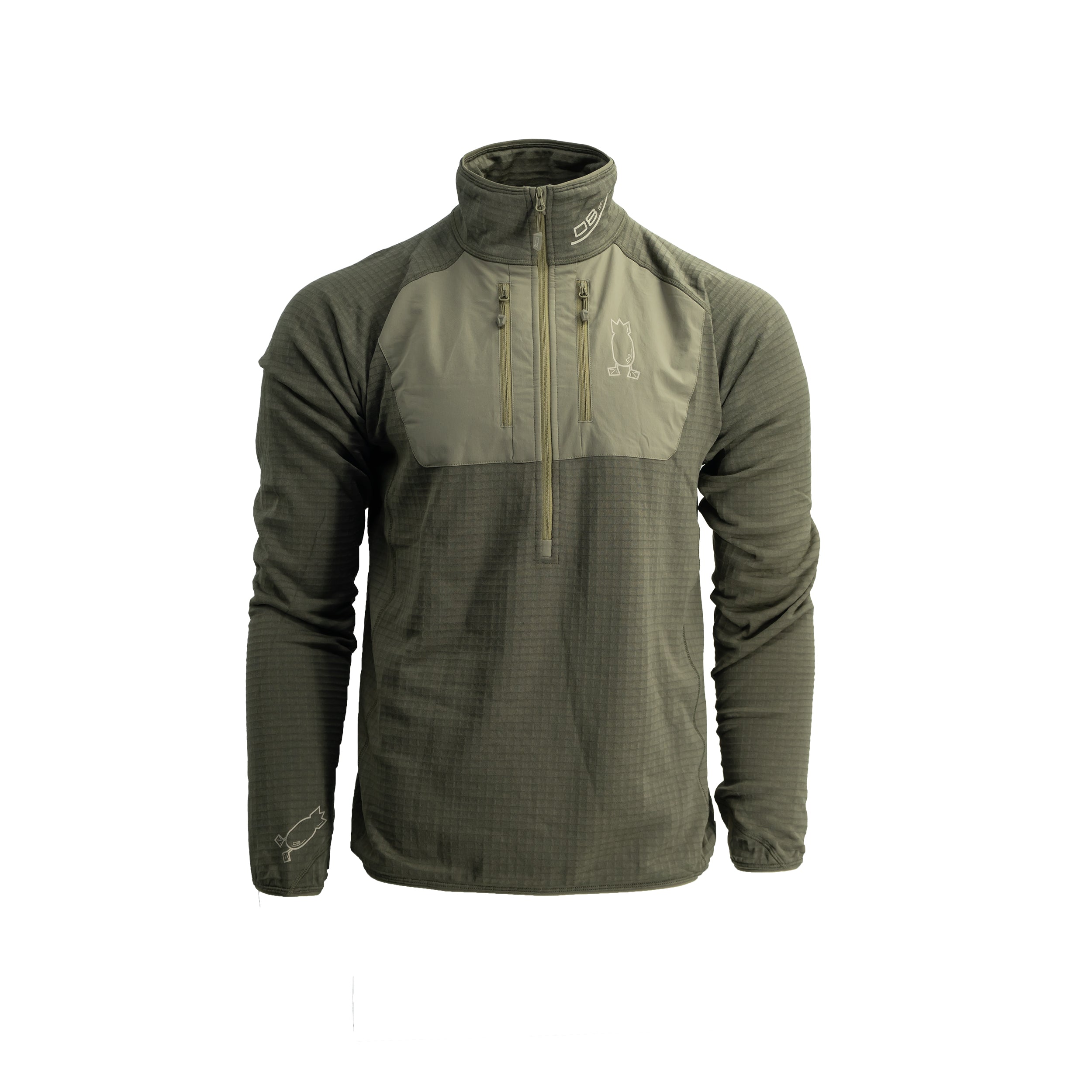 Heavyweight Hunting Base Layer Hoodie Covert Green S
