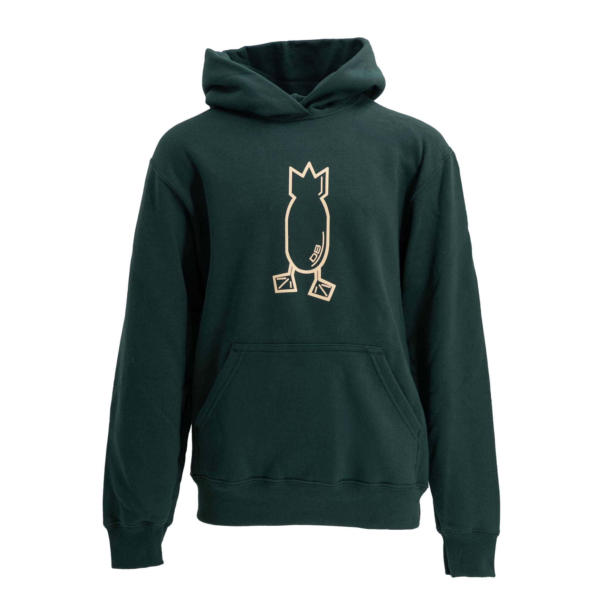 Youth Hunting Hoodie Dark Green Youth Small