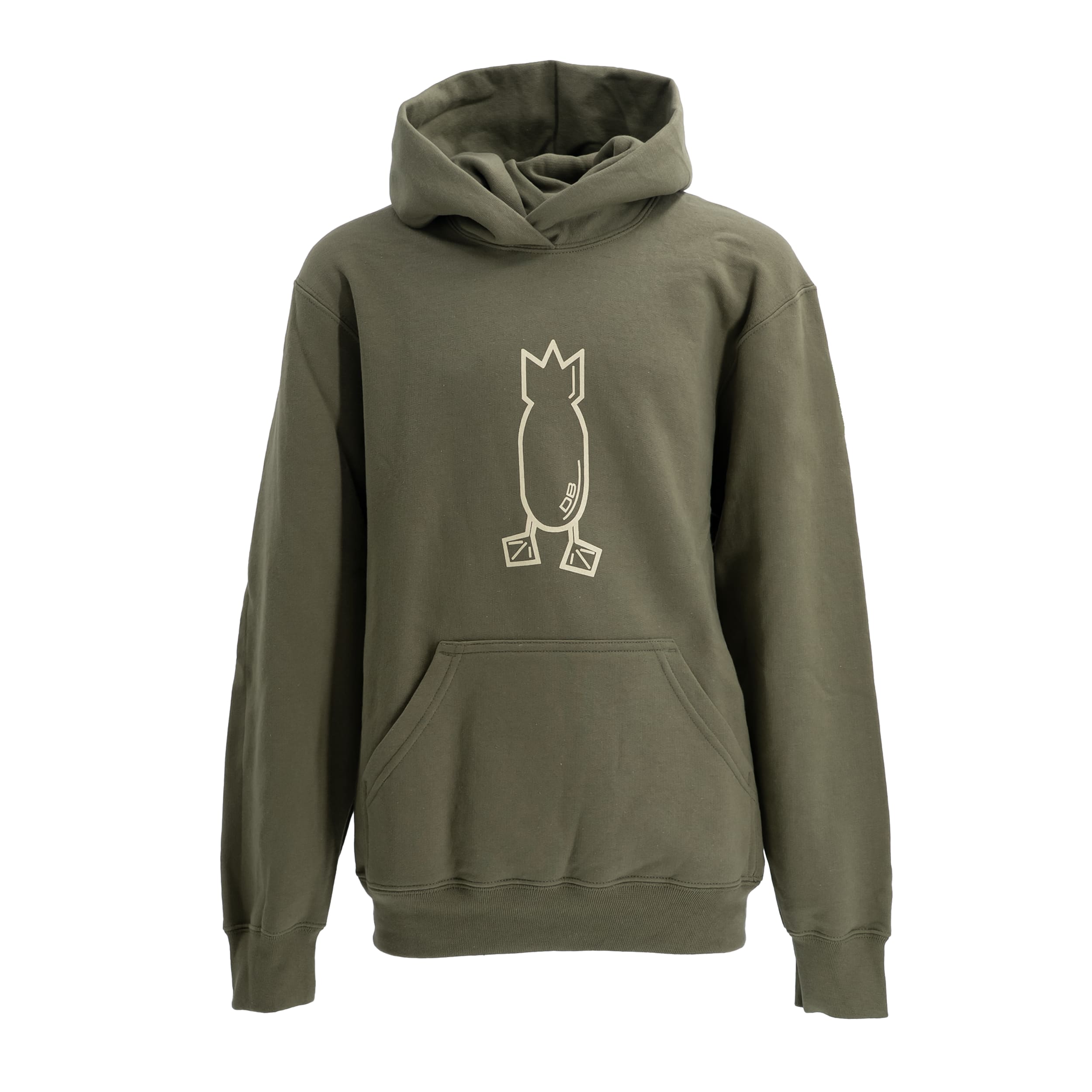 Youth Hunting Hoodie Olive Green Youth Small