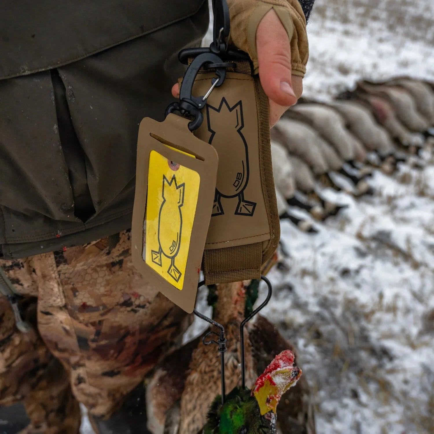 Hunting ID Holder Otter Brown