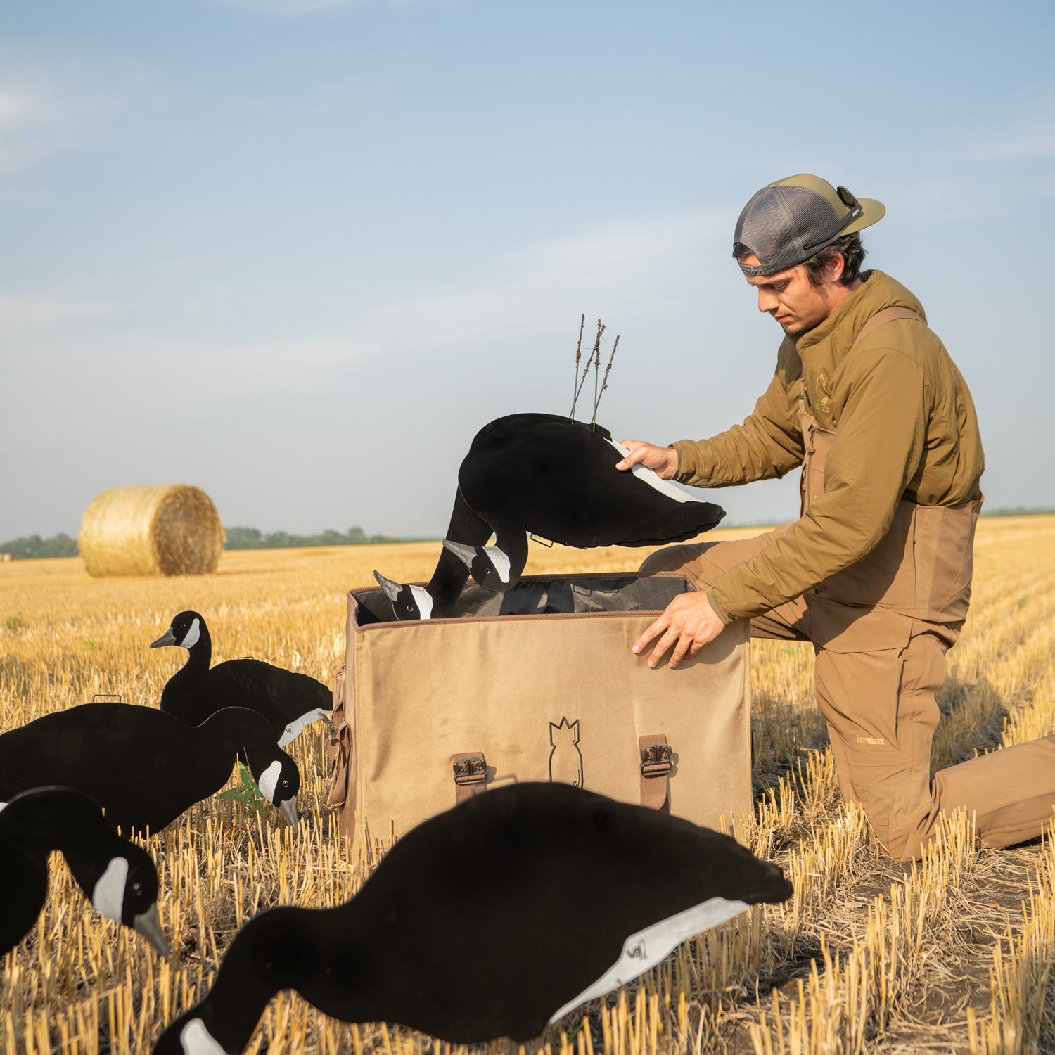 V3BW Flocked Black and White Silhouettes Decoys