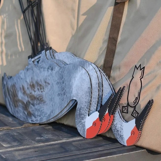 Crane Silhouette Decoy Bag