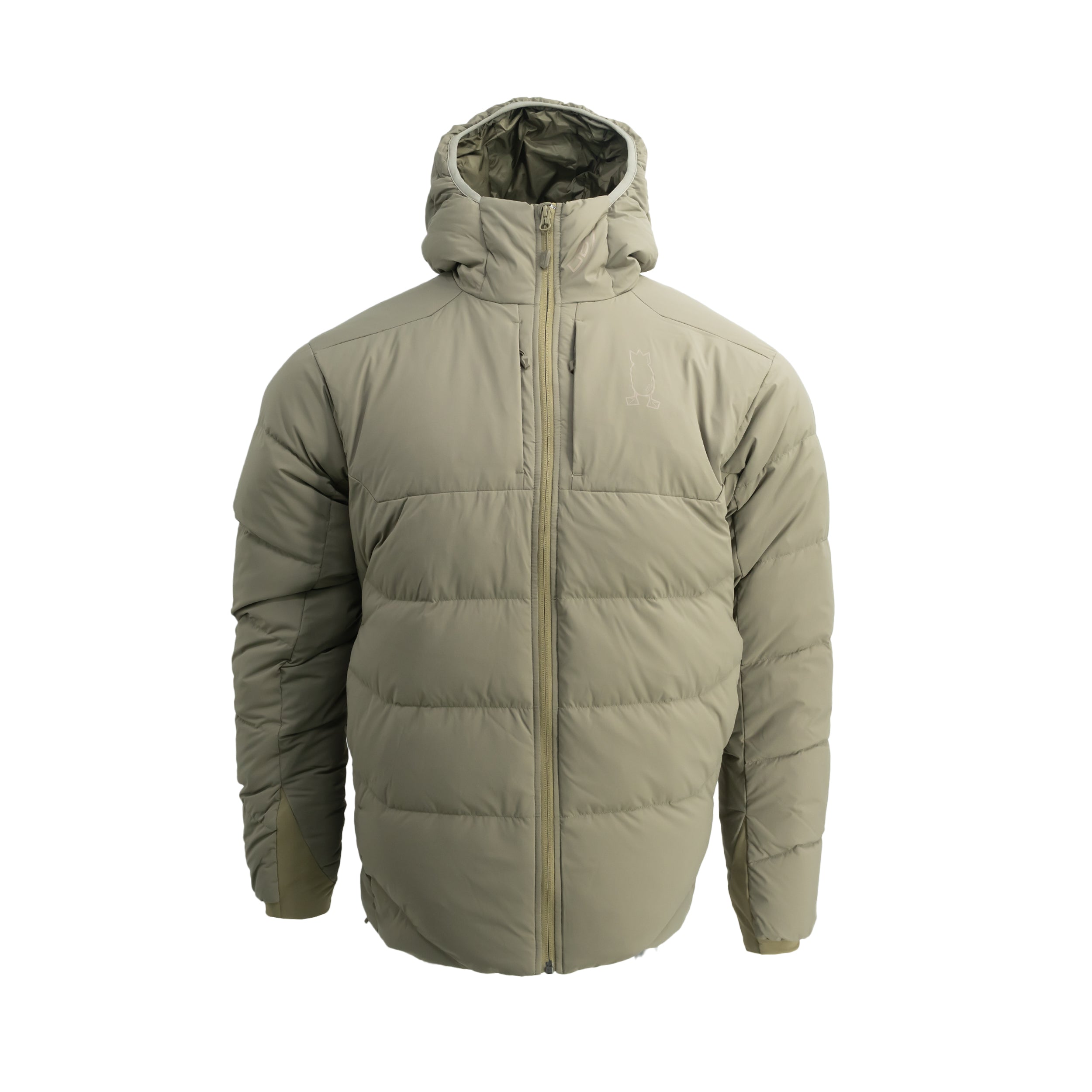 Down Hunting Jacket Covert Green S