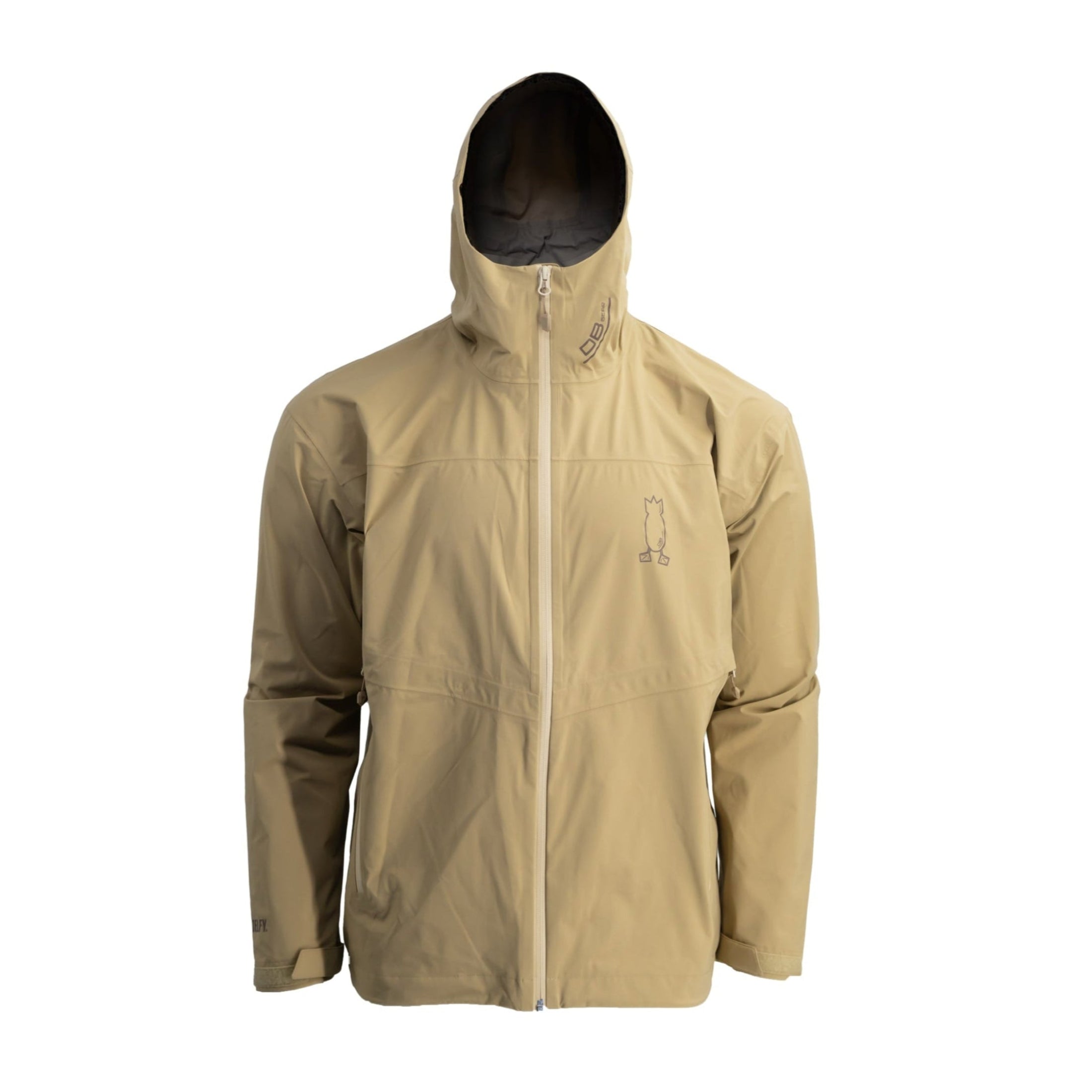 EVAP Lightweight Rain Jacket Field Tan Small