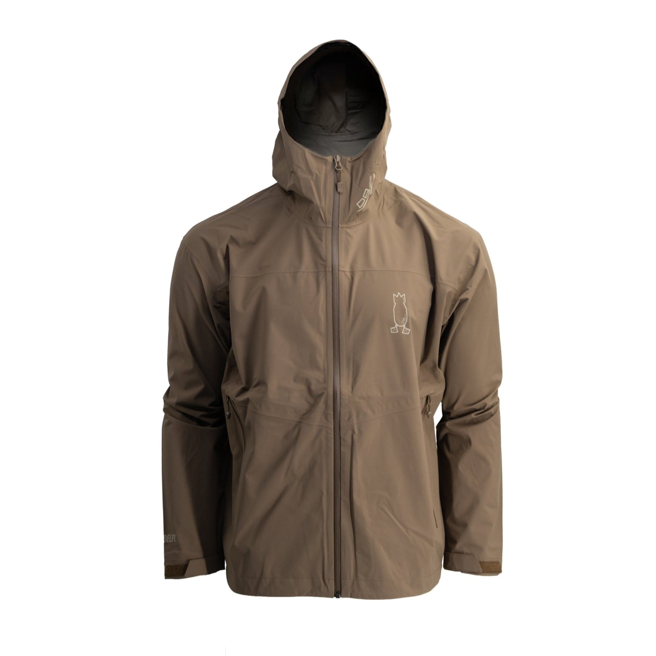 EVAP Lightweight Rain Jacket Otter Brown Small