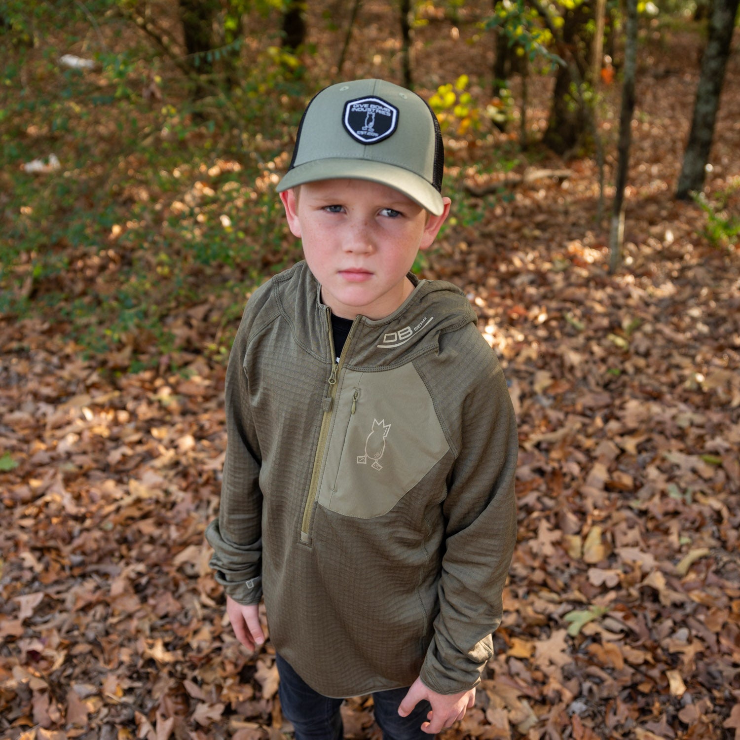Youth Hunting Base Layer Hoodie