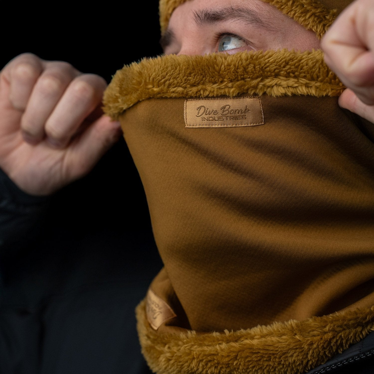 Fleece Neck Gaiter Earth Tan